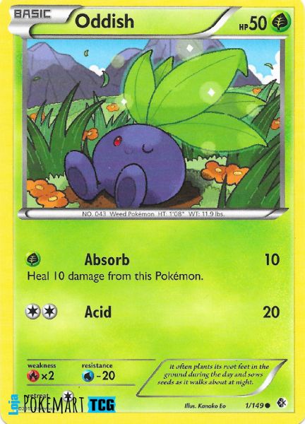 001/149 - Oddish - Boundaries Crossed (PT)