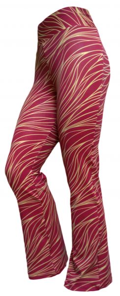 calça flare plus vermelha(48/50)-Pronta Entrega