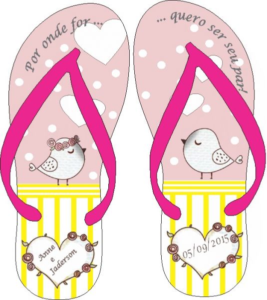 Chinelos de Casamento