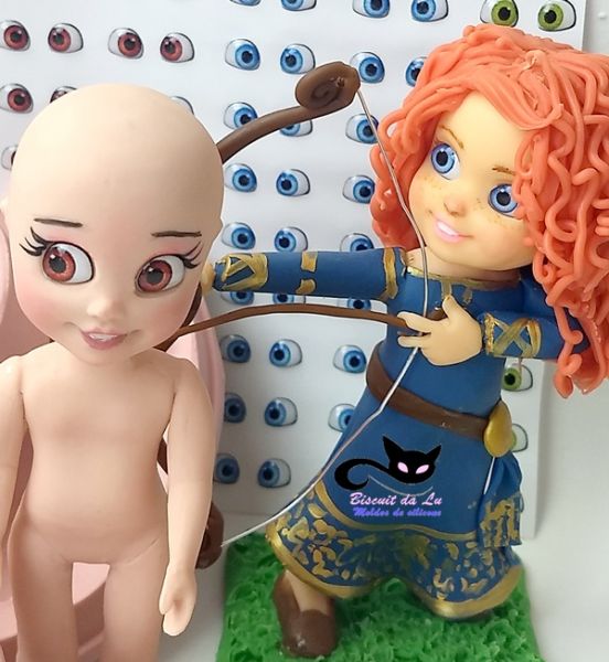 Kit Boneca Doll+ 30 pares de olhos resinados 410 P