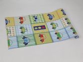 papel-de-parede-em-tom-de-azul-verde-amarelo-preto-cinza-e-laranja-infantil-MODELO 07