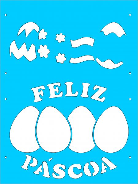 CÓD-STP20 FELIZ PÁSCOA 15X20