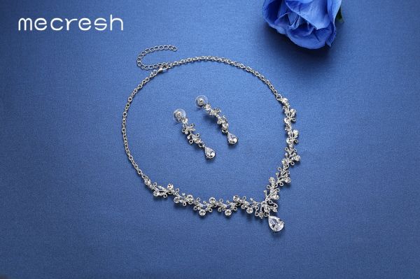 Conjunto de Colar Luxo Cristal Strass