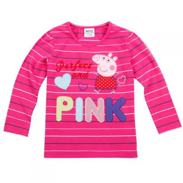 Blusa meia estação Peppa collor