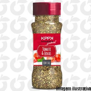 Tempero Gourmet Tomate e Ervas Zero Sal 55 Gramas Keeppack