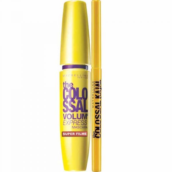 Kit Rímel Colossal Super Filme e Colossal Kajal Maybelline