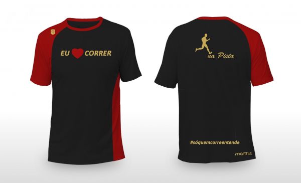 Blusa Masculina "Eu Amo Correr"