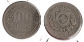 V002-6 - 100 Réis 1871 - Tiragem 4000.000