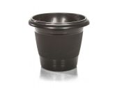 VASO REDONDO - PRETO - 7,5 LITROS (28cm)