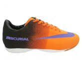 Chuteira Futsal Nike Mercurial Laranja, Preto e Lilás