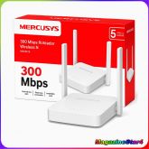 Roteador Wi-Fi Mercusys MW301R - 2 antenas - 300Mbps - repetidor - ponto de acesso - branco