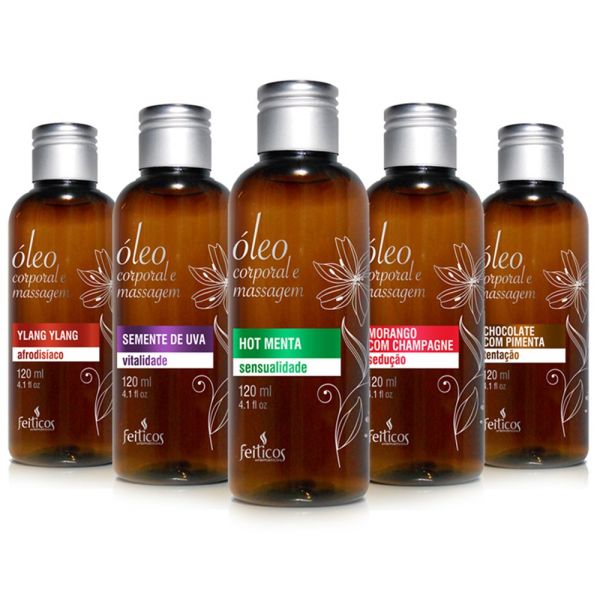 Óleo Aromático Para Massagem 120ml Feitiços