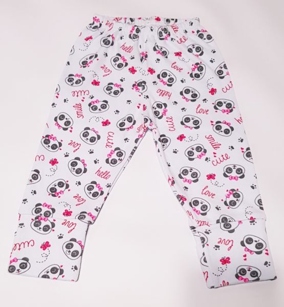 Calça bebê com pé reversível tamanho