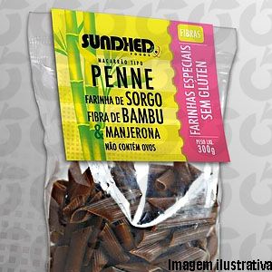 Macarrão Penne Sorgo, Fibra de Bambu e Manjerona 300g Sundhed