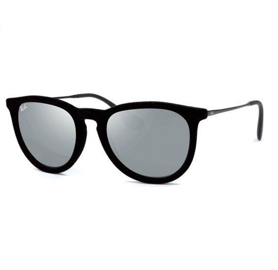 Óculos Ray Ban Erika velvet lente espelhada prata