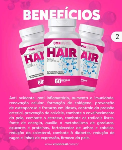 SUPLEMENTO HAIR CMN-60 CÁPSULAS