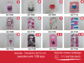 Sacola P/ presente 1- 9x15 PT C/ 100 pçs 9x15
