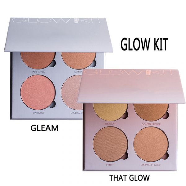 KIT Pó Facial Contour Palette  Glow Kit de Beverly Hills 2 Unidades