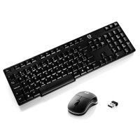 Teclado E Mouse Wireless ( sem fio) K-w500bk C3 Tech