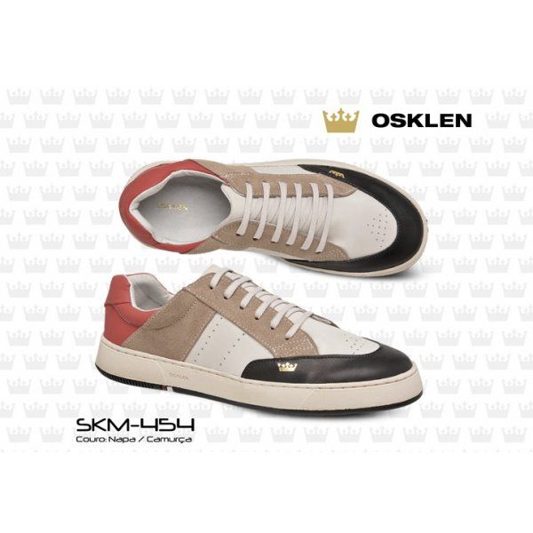 TENIS OSKLEN SOHO COURO CAMURÇA / NAPA