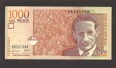 Cédula Colômbia - 1000 Pesos - 2008 - FE