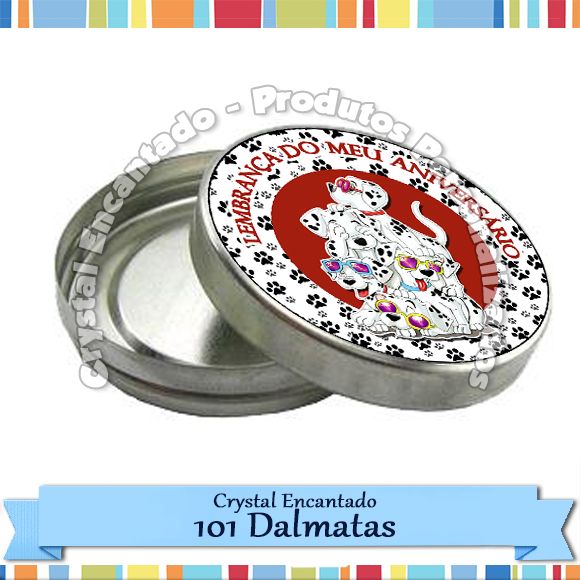 Adesivo 5 cm - 101 Dalmatas