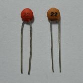 capacitor cerâmico 22pF x 50V