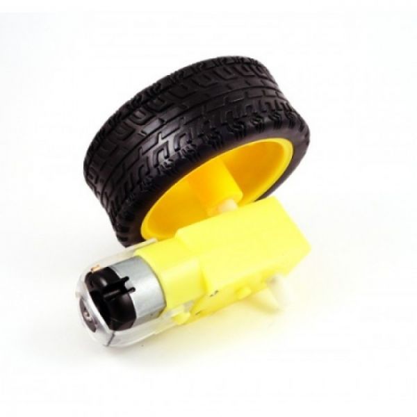 COD 1564 - Roda para Robô com motor e redutor (unidade)