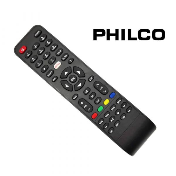 Controle Remoto TV Philco Smart 3D Netflix YouTube LE-7094