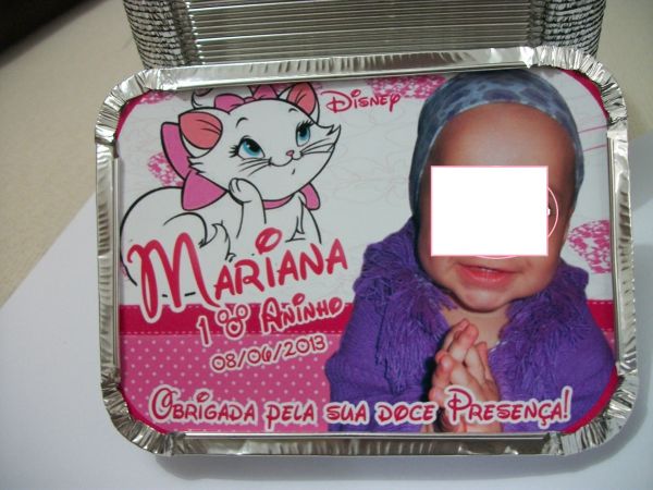 marmitinhas personalizadas 9x12 250ml 30 unidades