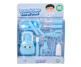 Brinquedo Infantil Kit Dentista Consultório Divertido - Azul