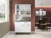 Kit Cozinha Carol 91 6P1G1N Branco Poliman