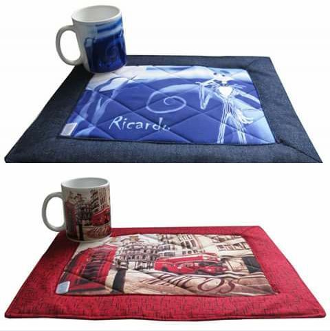Conjunto personalizado: Jogo americano com caneca