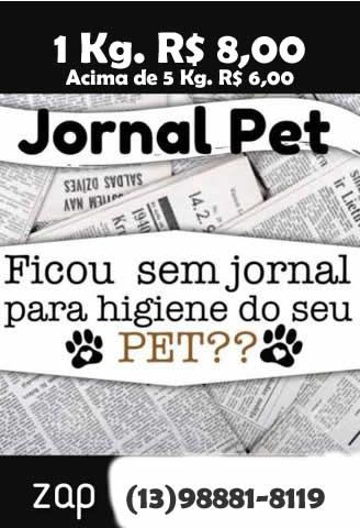 Jornais para seus PET's