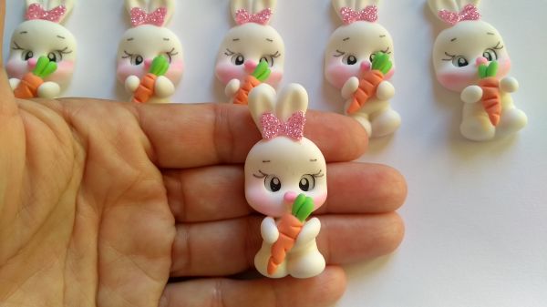 Apliques para laços coelhinho fofo