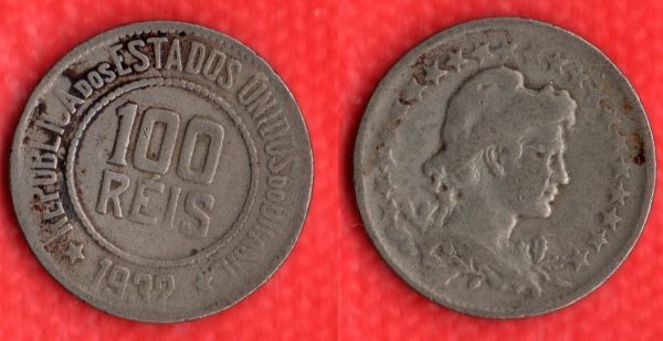 V086-2 - 100 Réis 1932 - Tiragem 948.000