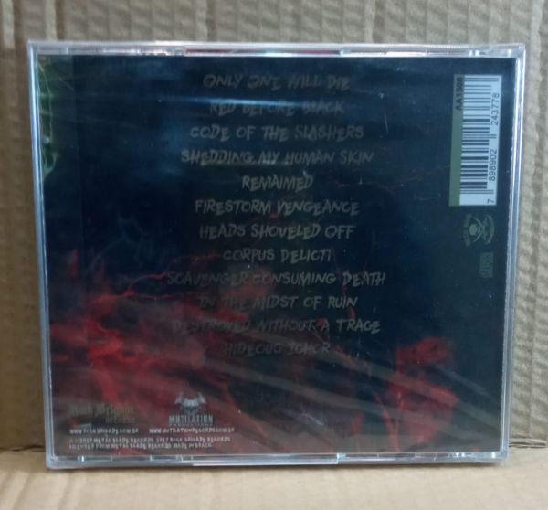 CANNIBAL CORPSE - Red Before Black (2017 Album) (cd nacional/acrilico)