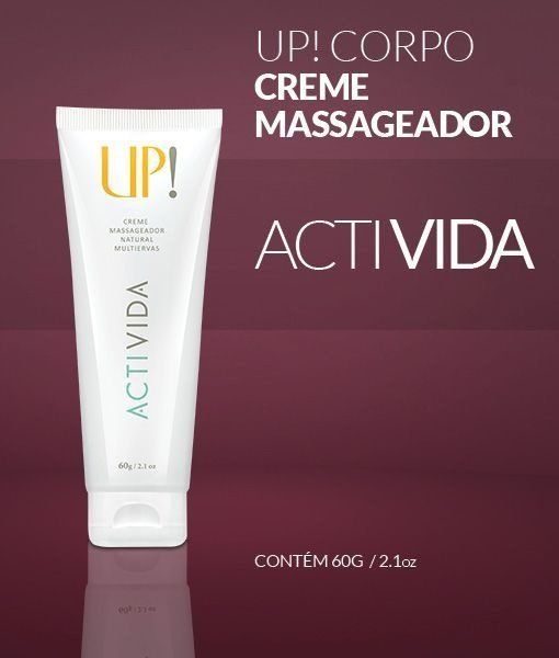 CREME MASSAGEADOR ACTIVIDA – UNISSEX 60G
