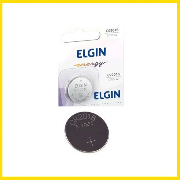 Bateria 3v - CR2016 ELGIN (unidade)