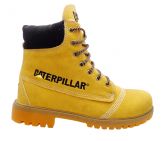 Bota Coturno Caterpillar Couro Sintético Caramelo MOD:12888