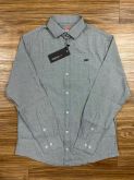 Camisa Social Dgraud - Manga Longa Cinza      Marca: D'Graud     REF. FVFD225