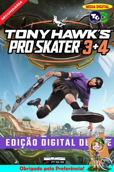*Alugado 11/09 - Tony Hawk’s Pro Skater 3+4 Deluxe Edition - Secundária*