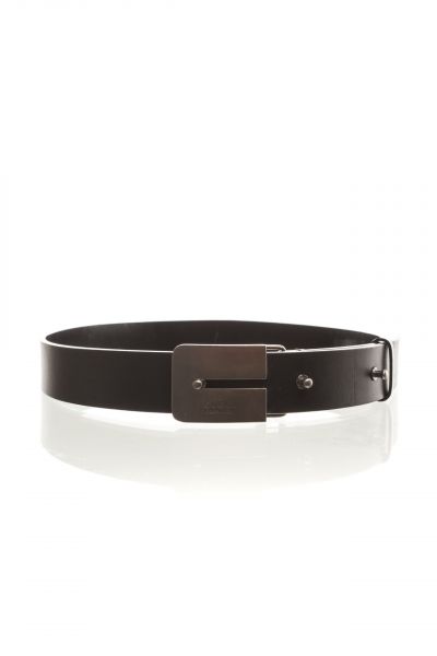 GUCCI - CINTO PRETO FIVELA