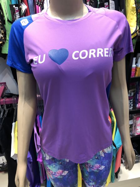 Blusa Eu Amo Correr