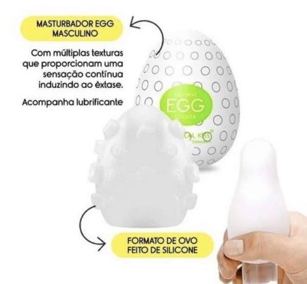 EGG CLICKER MASTURBADOR MASCULINO MAGICAL KISS