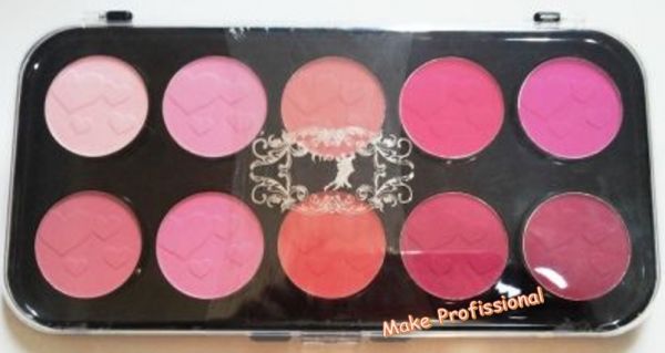 Paleta de Blush com 10 cores