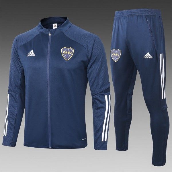 Agasalho Boca Juniors Branco Azul