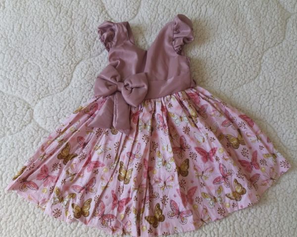Vestido Rose ( Borboletas )
