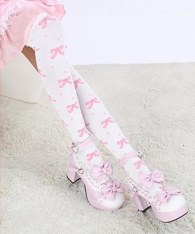 Meia Branca Lolita FF2294