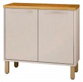 11137.Balcao Cozinha Paris ou Cozinha Viena 80 2P Branco Salleto